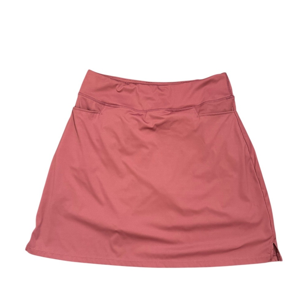 Willit Tennis Skort Golf Athletic High Waisted Skirt Bright Maroon Womens Size L